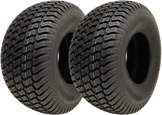Parnells - 1 Pneu 18x9.50-8 pour Tondeuse à Gazon Sans Chambre à Air, 6 Plis Wanda P332 Profondeur de Bande de Roulement 5 mm, Diamètre 465 mm, Largeur 223 mm, 599 kg