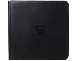 Gemloader Premium Traditional sleeved collectors binder, Trading kaarten verzamelmap (480 pockets 3X4) Zwart