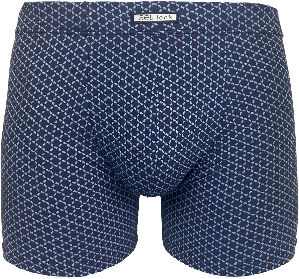 Set Boxershort microfiber steel blauw