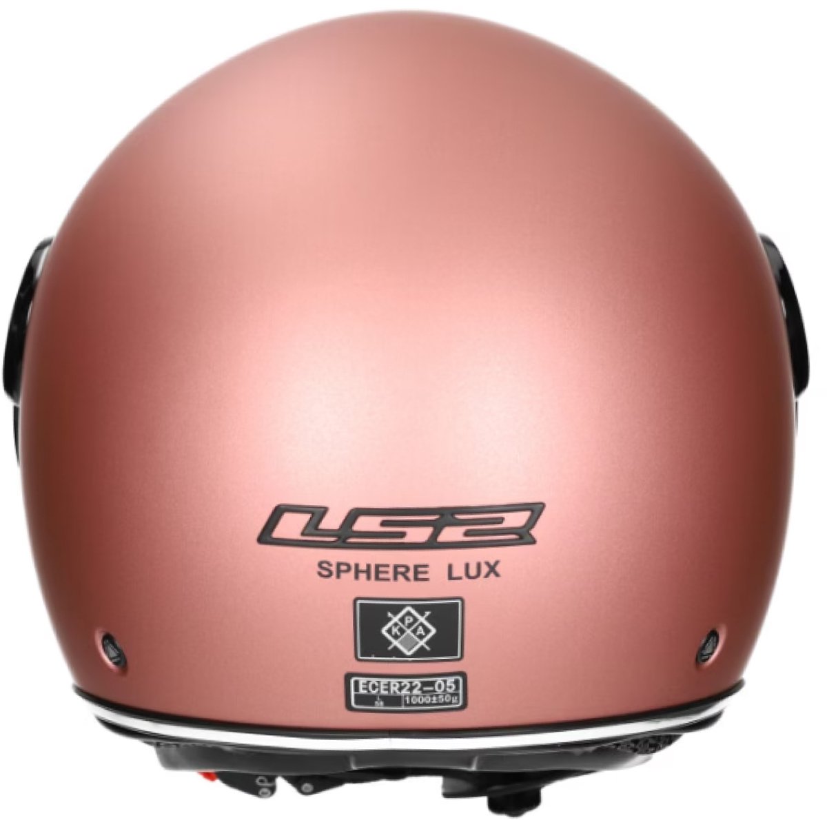 LS2 Sphere Lux - Jethelm - Scooterhelm Vespa - Rosé Gold - Maat XL - ECE Gekeurd – foto 4