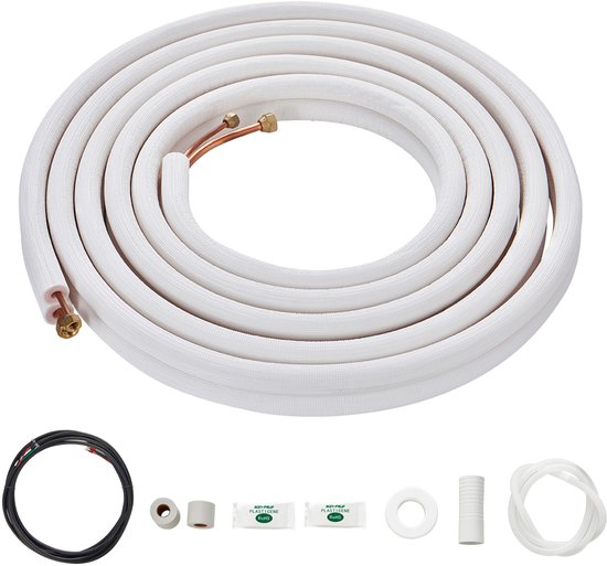 Mini Split Duct Kit, 762 Cm - 6,4/9,5 Mm Koperen Buis - Met Drievoudige ...