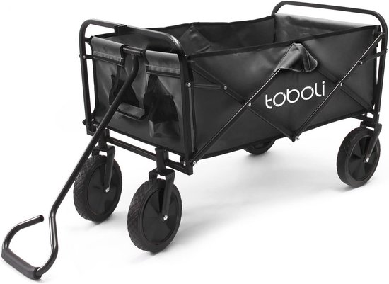 Opvouwbare Bolderkar Offroad voor tot 100 kg - Handkar voor Transport en Uitstapjes van LifeGoods — afbeelding 3