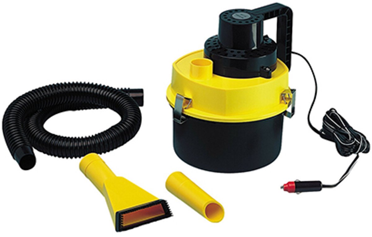 Stofzuiger 12V 160W Kruimeldief met Opvangbak voor Auto en Caravan - Product - €37,95