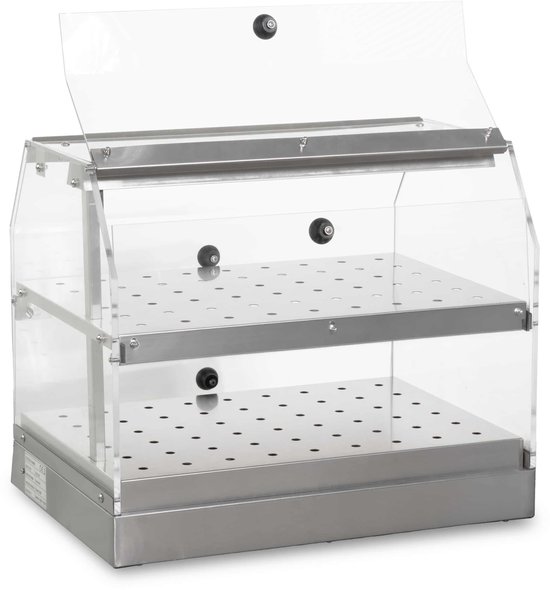 HCB® - Professionele Horeca Warmhoudvitrine - 230V - RVS / INOX - 36x50x43 cm (DxBxH) - 26 kg - 3794 — afbeelding 3