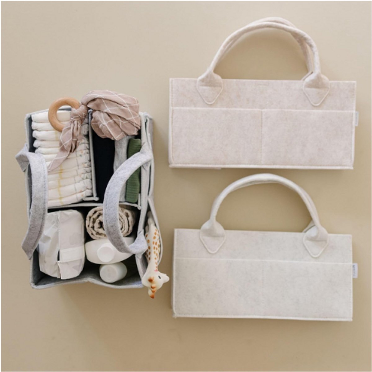 Love & Lullabies Luiermand Organizer Saliegroen - Gewatteerde Aankleedmand Voor Baby Benodigdheden
