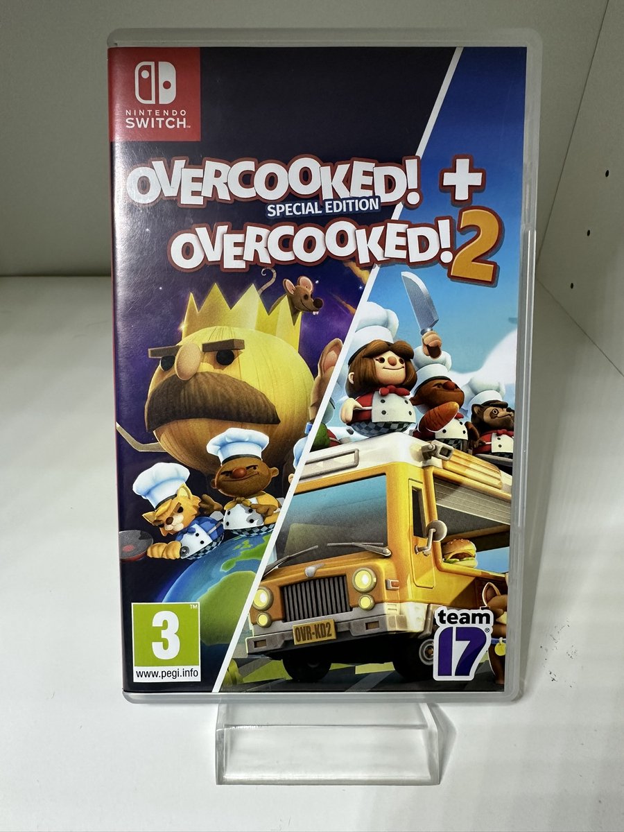 Nintendo Switch OVERCOOKED! + OVERCOOKED! 2 Fireshine Games Overcooked! 2 - Code in a Box (Nintendo