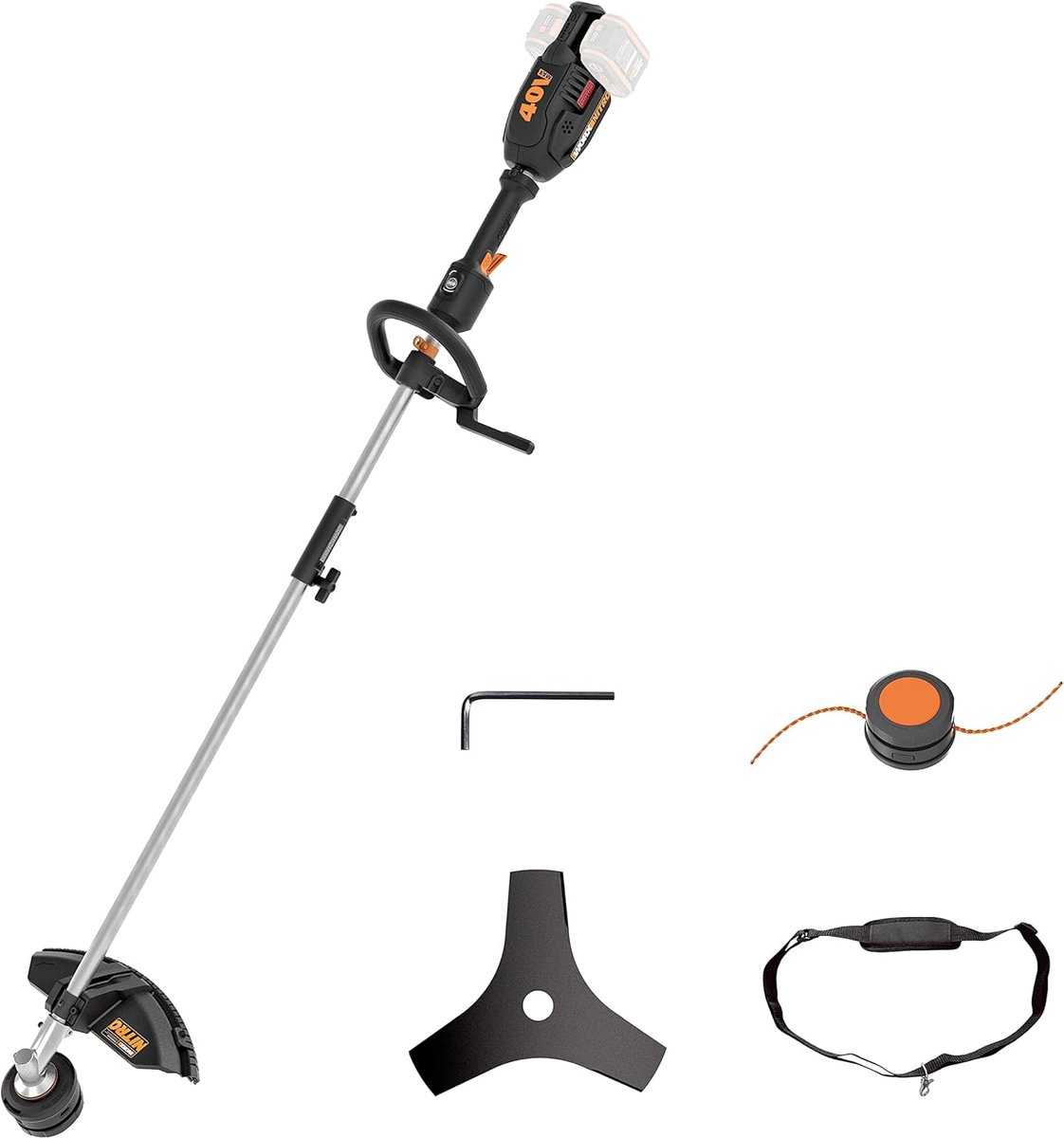 Accu Grastrimmer met Borstelloze Motor en Variabele Snelheidsregeling