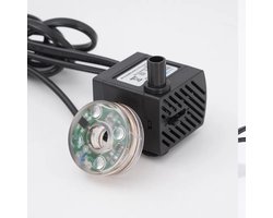 Mini Onderdompelbare Fontein Waterpomp met LEIDENE Lichte 3W Kleine Ultra Stille Waterpomp voor Aquarium Vissen Tank Openluchtvijver Watereigenschap