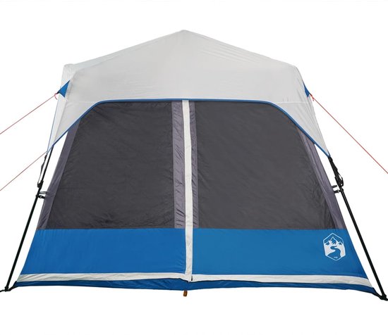 vidaXL - Tent - 9-persoons - waterdicht - met - LED - lichtgroen van Vidaxl — afbeelding 4
