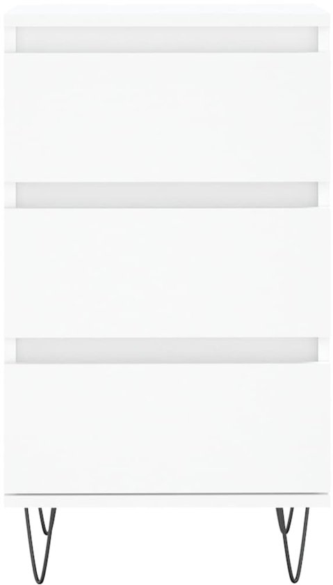 Buffet vidaXL - Commodes - Meuble de rangement - Buffet - Buffet 40x35x70 cm en bois traité blanc