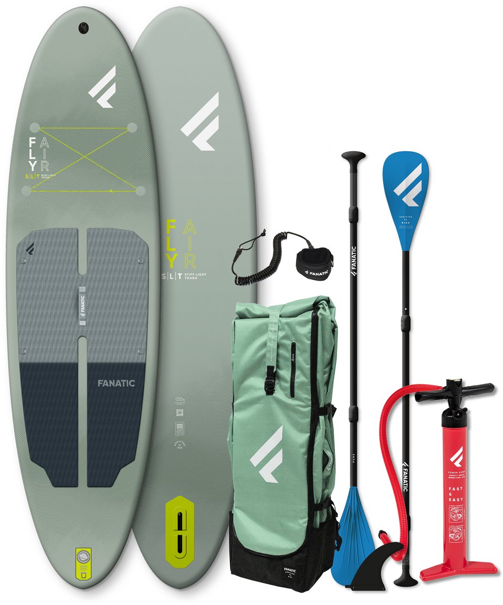 FANATIC - FLY AIR SLT- SUPBOARD - 9'8"- ALLROUND - GREY-GREEN – foto 4