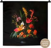 Tapisserie murale 60x60 cm - Bol - Bouquet - Fleurs - Tapisserie - Tapisseries