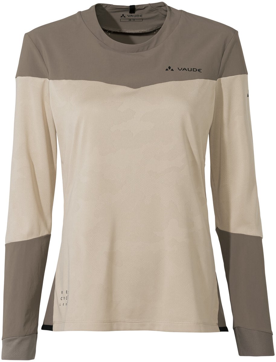 Vaude Bike Moab Long Sleeve Pro T-shirt Met Lange Mouwen Vrouw Wit