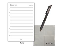 Uitwisbaar Papier bundel A5 - 6 gaats - gelinieerd - Voor notitieboek MARKO & ROALD - 20 bladen
