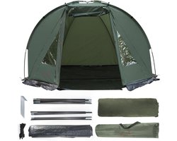 Outdoor karpertent voor strand en camping – 129 x 211 x 170 cm – Waterdicht, lichtgewicht en eenvoudige opbouw