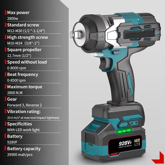 MILWAUKEE M18 CBLID-0 Compacte Koolborstelloze Accu Slagschroevendraaier 1 4 Hex Zonder Accu En Lader 4933464476 16788