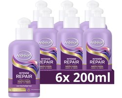Andrélon - Leave-in Haarcrème - Intense Repair - 6 x 200 ml