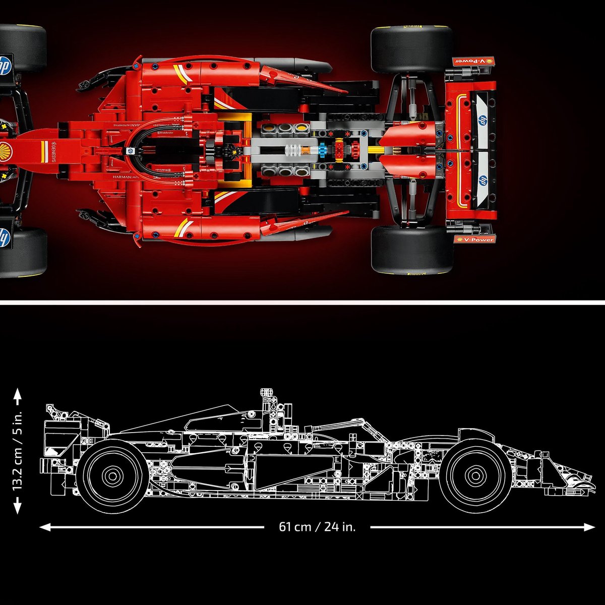 LEGO Technic - Ferrari SF-24 F1 auto - 42207 — afbeelding 9