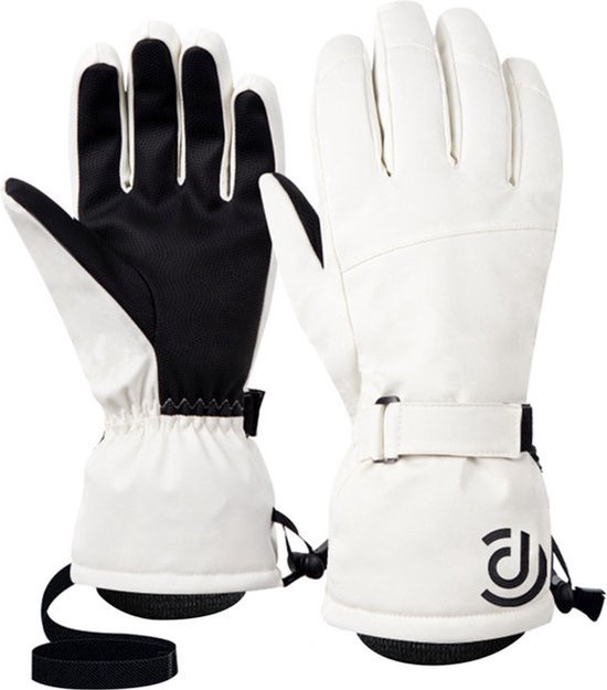 Nixnix® - Ski handschoenen - Wit - Maat L