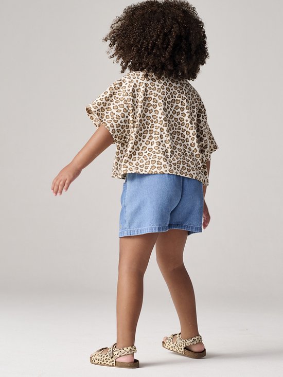 Vertbaudet Short en denim léger fille facile à enfiler