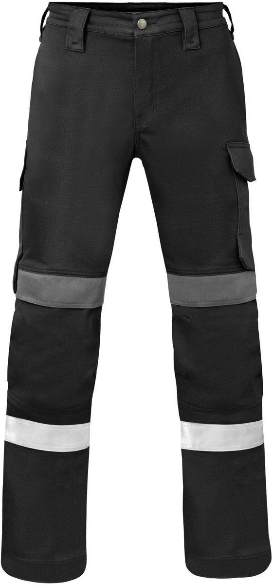 HAVEP Werkbroek Force+ classe 1 80395 - Zwart/Charcoal - 64