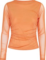 SISTERS POINT Esme-ls3 - Haut femme - Orange - Taille XS
