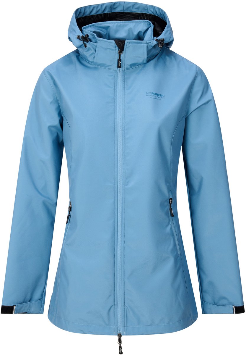 Nordberg Doriene - Softshell Outdoorjas Dames - Lichtblauw - Maat L