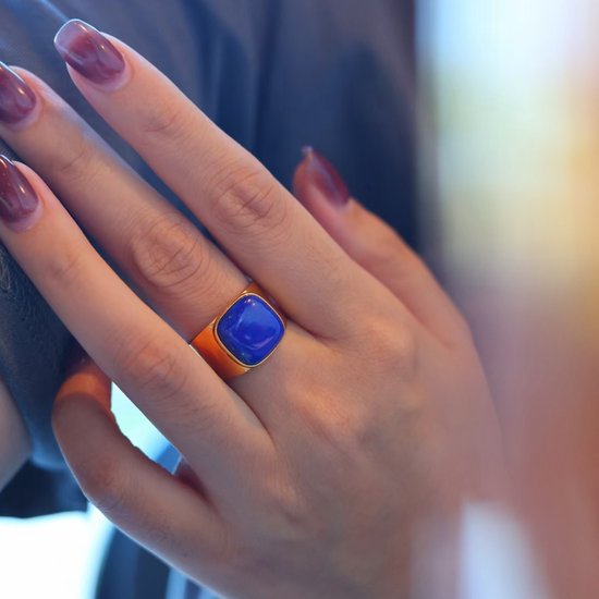 Bague Ring en lapis-lazuli - Ajustable