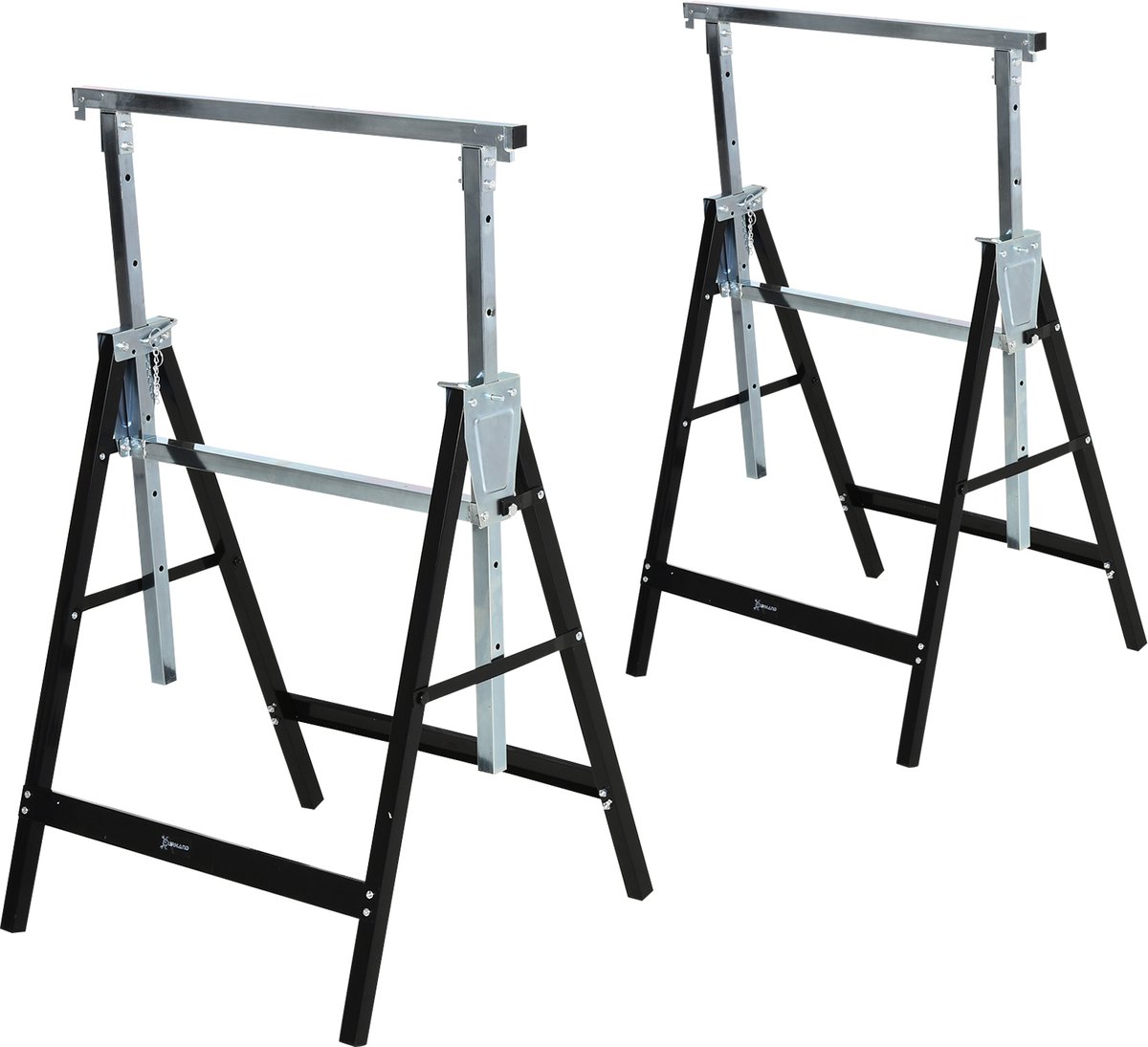 4goodz 2 stuks Zaagbok Schragen Verstelbaar Opvouw 80-130cm tot 200kg