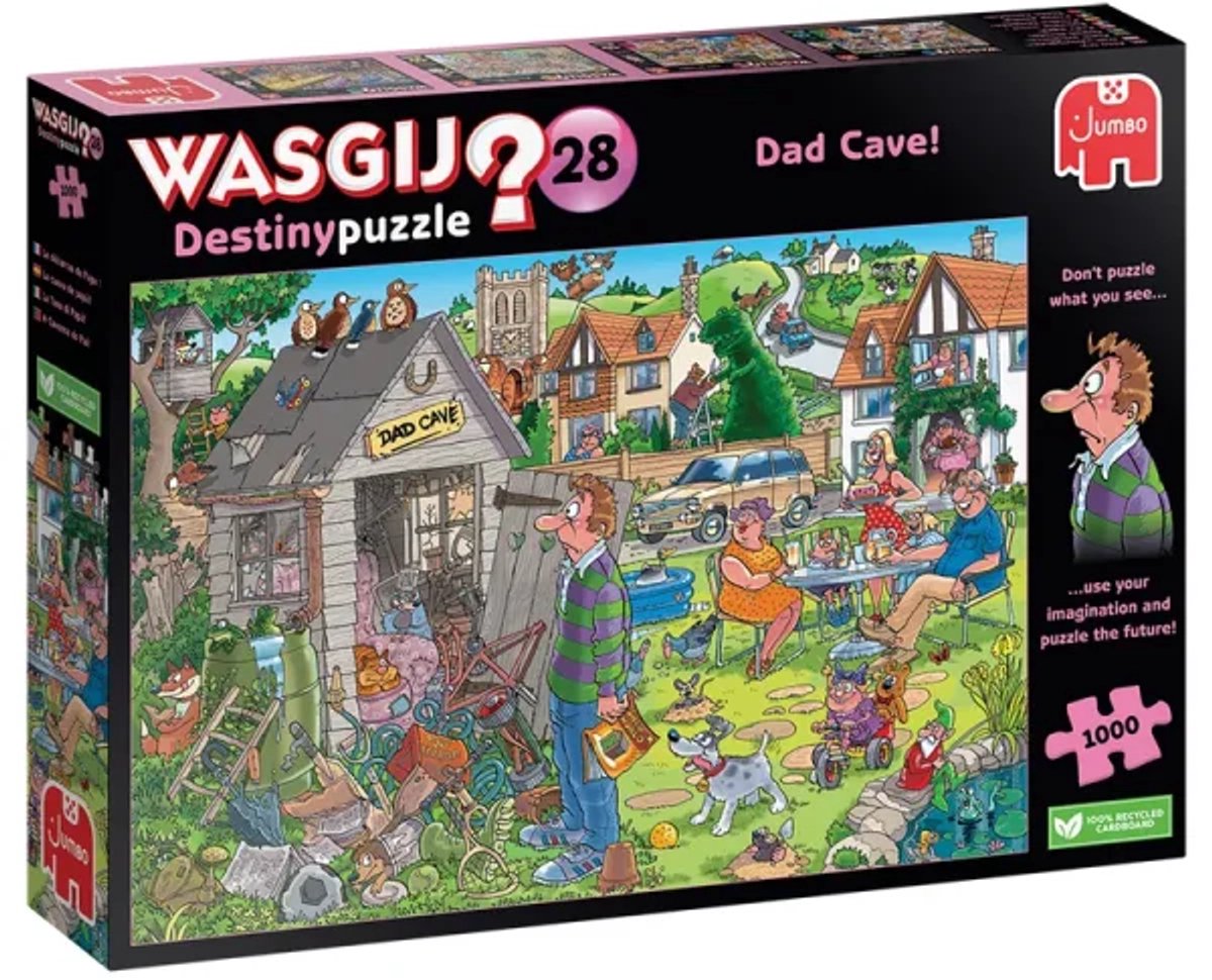 Wasgij Destiny 28 - De Mancave Van Pa! - 1000 stukjes puzzel - Legpuzzel