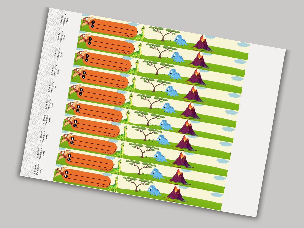 Kinder Tyvek Polsbandjes | Dino Wereld | 500 Stuks | VanDerEng | Voor Schoolreisjes, Dierentuinen en Kinderveiligheid