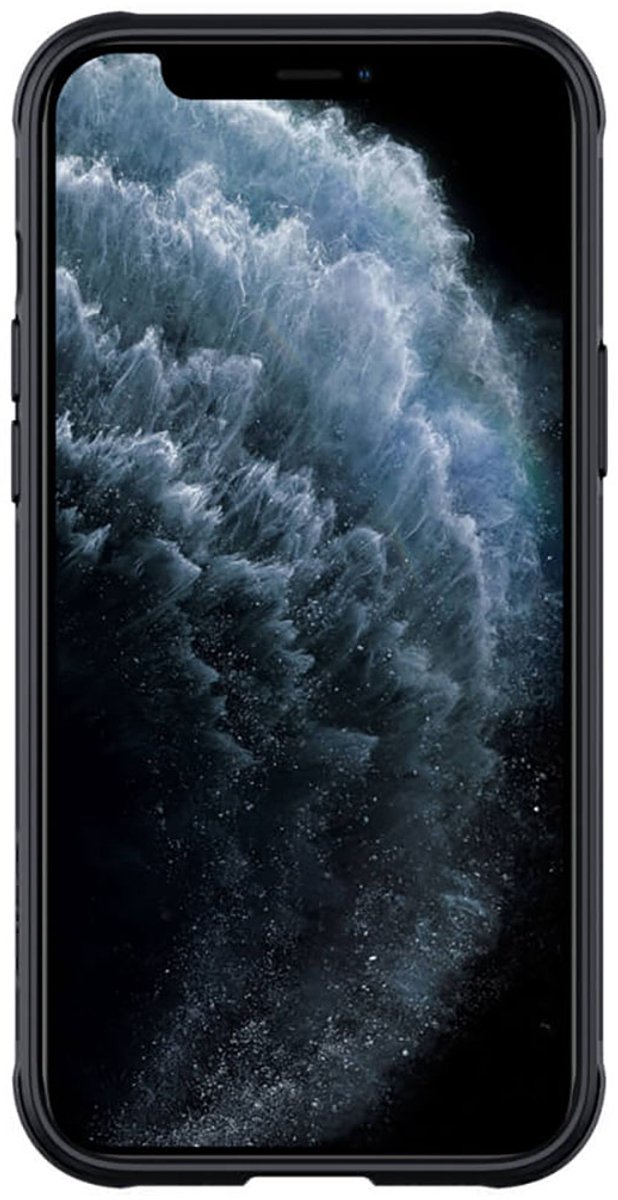 Apple Hoesje geschikt voor iPhone 12 Pro Max - CamShield Pro Armor Case - Back Cover - Zwart