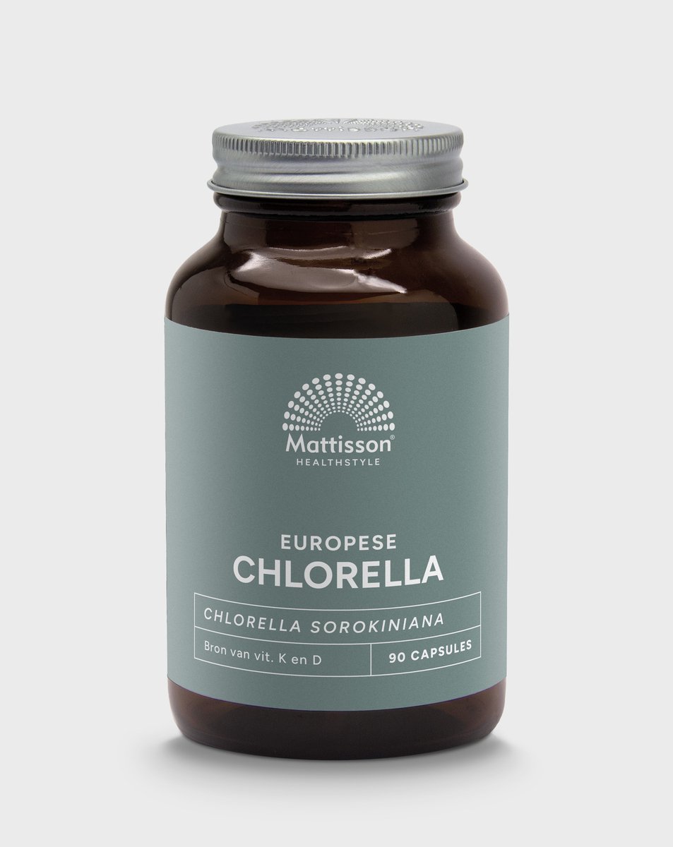 Goedkoopste Mattisson - Europese Chlorella 775mg - Zoetwateralg Chlorofyl - Supplement - 90 Capsules