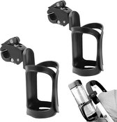 MoKo Drinkhouder voor fiets, mountainbike en motorfiets, universel flessenhouder 4,8-9,1 cm, verstelbare drinkkooi
