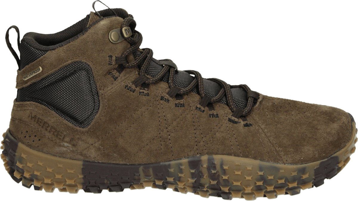 Merrell J007107 WRAPT MID WP Vrije tijd half-hoogHeren wandelschoenenBarefootWandelschoenen Bruin