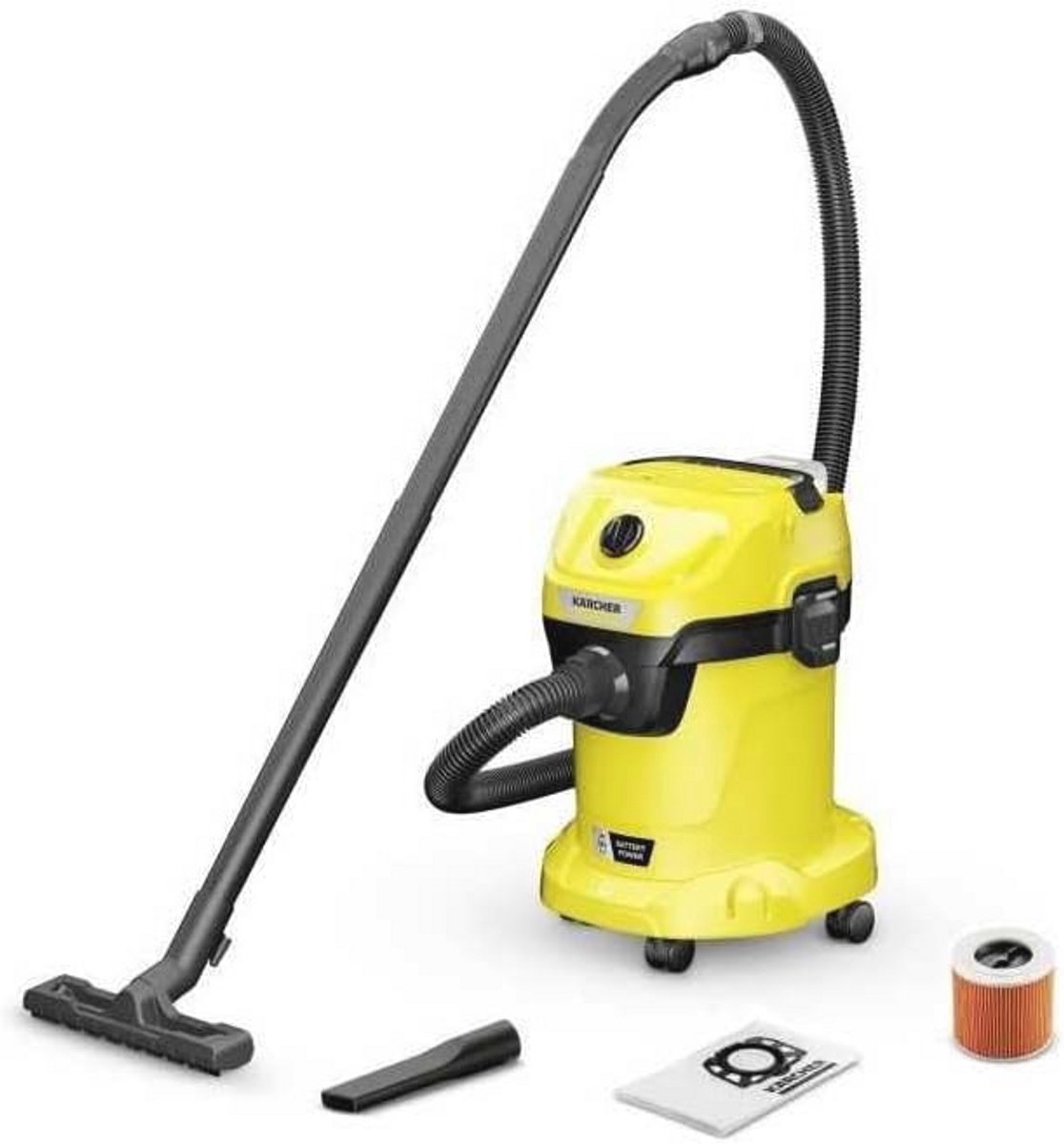 Accu Nat- en Droogzuiger 18 V - Handige Oplossing voor Thuis en Tuin