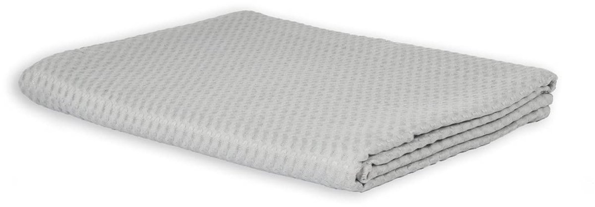 Unyqoos® Zachte en Elegante Sprei in Wafel-Piqué van 100% Biologisch Katoen, 150x220 cm