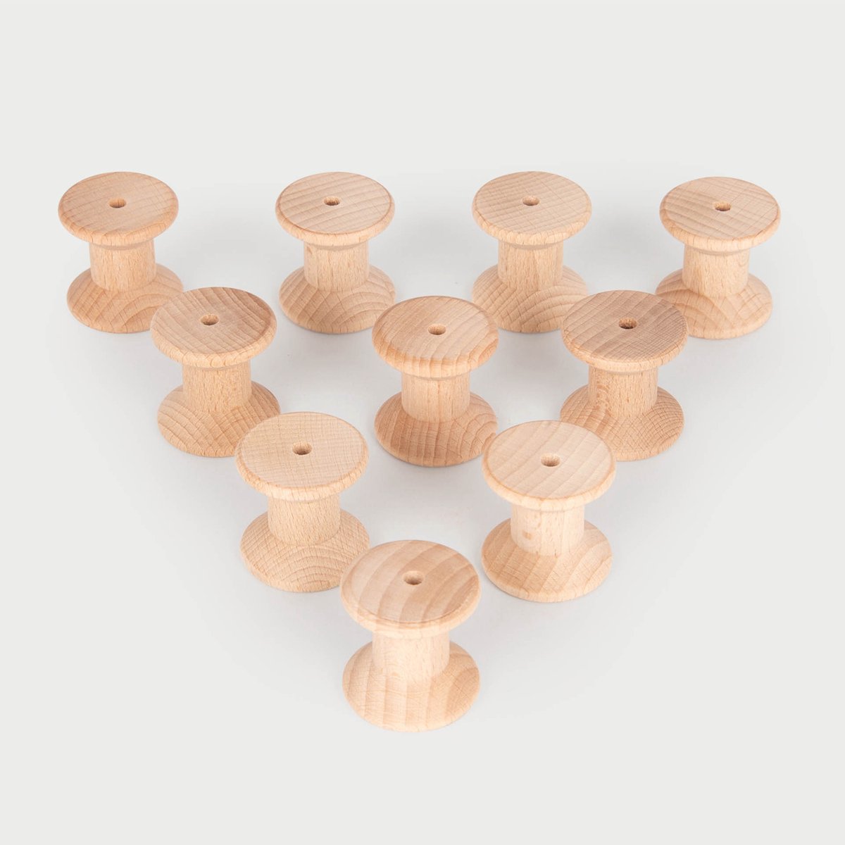Tickit NATURAL WOODEN SPOOLS