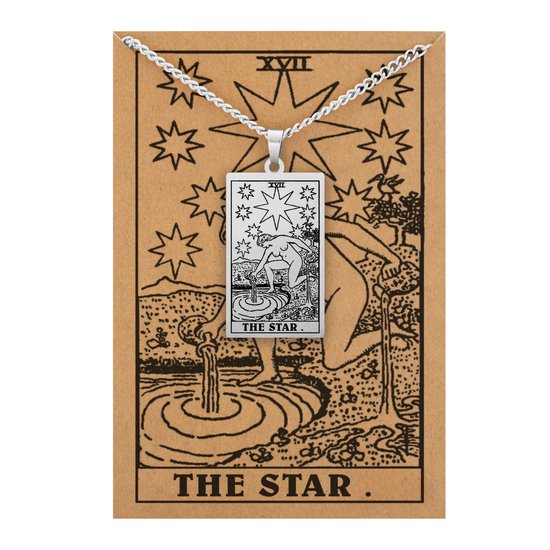 Tarot Ketting De Ster - Zilverkleurig