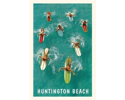 Pocket Sized - Found Image Press Journals-The Vintage Journal Surfers, Huntington Beach, California