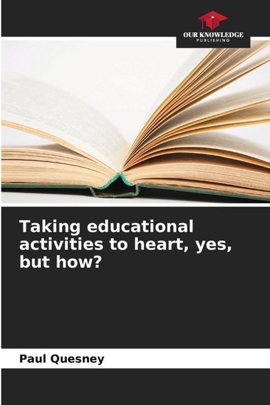 Taking educational activities to heart, yes, but how? - cover