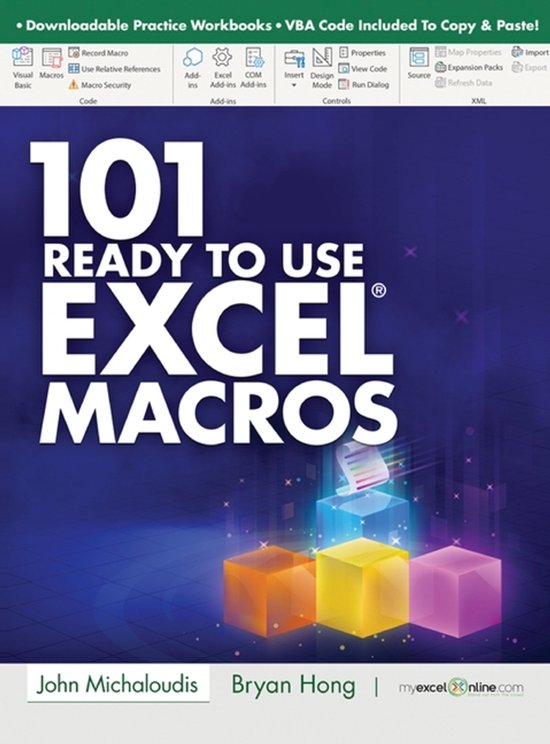 101 Excel- 101 Ready To Use Microsoft Excel Macros - cover