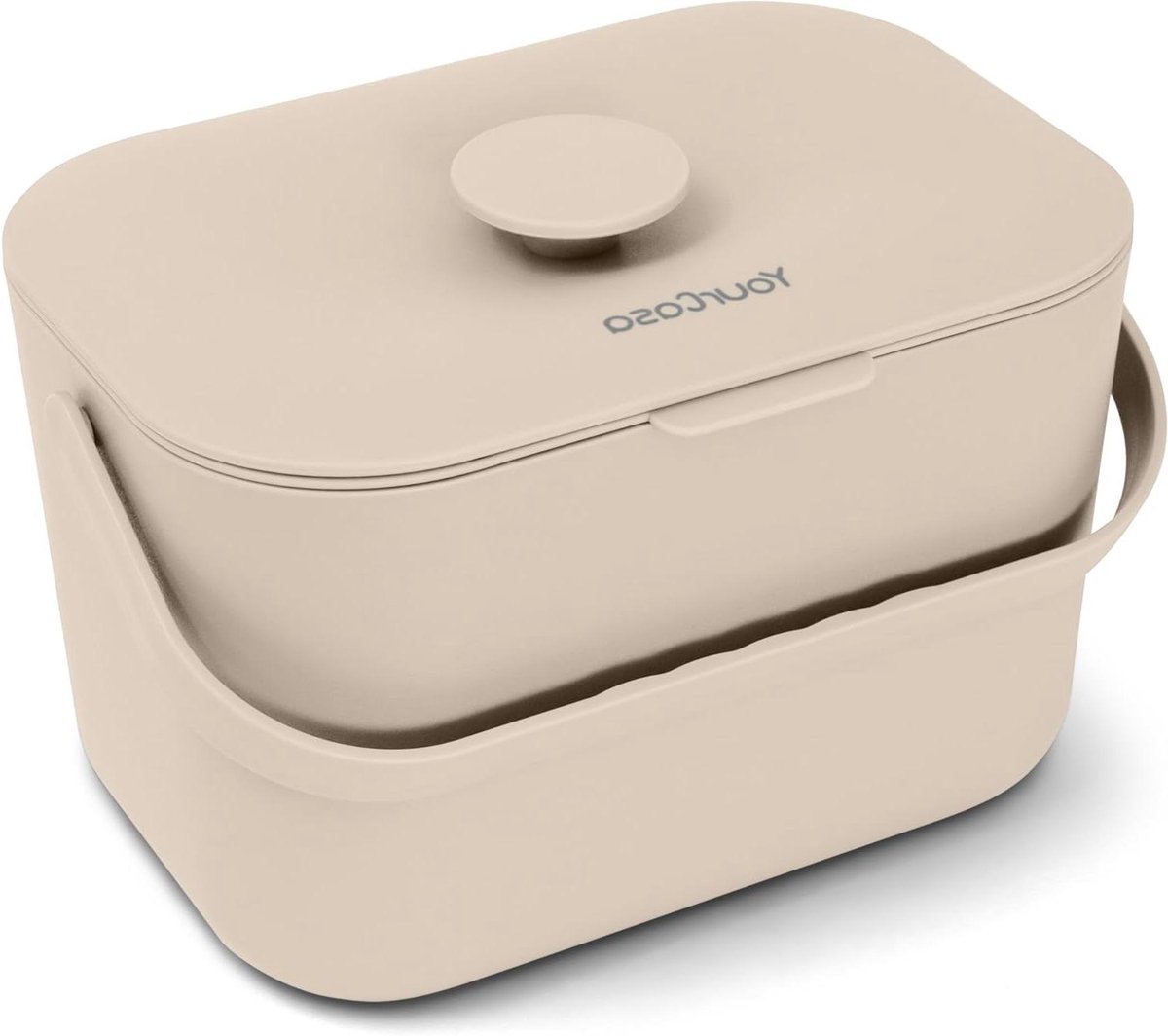Biologische afvalemmer keuken 5 liter - compostemmer voor dagelijks biologisch afval - vaatwasmachinebestendig - geurdicht - met zeef en ergonomische handgreep - klein