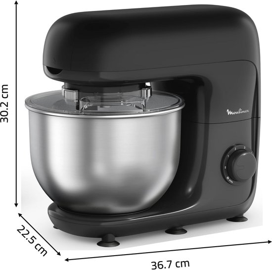 Keukenmachine 800 W met Vleesmolen en 4,8L Kom - Perfect voor Taart, Brood en Meer van Klarstein — afbeelding 2