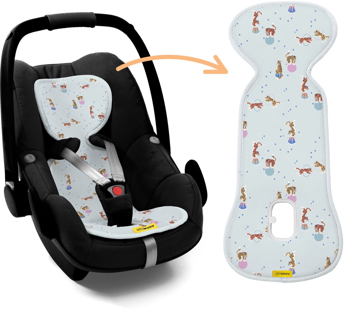 AeroMoov Air Layer buggy inleg vanille | wehkamp