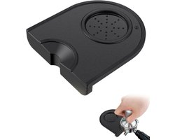 Koffiezetapparaat zeefdrager met antislipmat - Espresso-pers voor barista thuis - Klein formaat