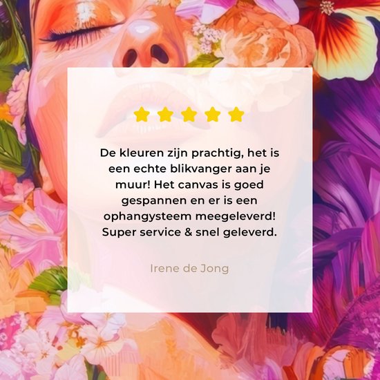 Tableau sur toile 80x120 cm - Décoration murale exclusive Femme - Abstrait - Cercle - Fleurs - Décoration murale salon - Décoration chambre - Accessoires chambre - Peintures sur toile