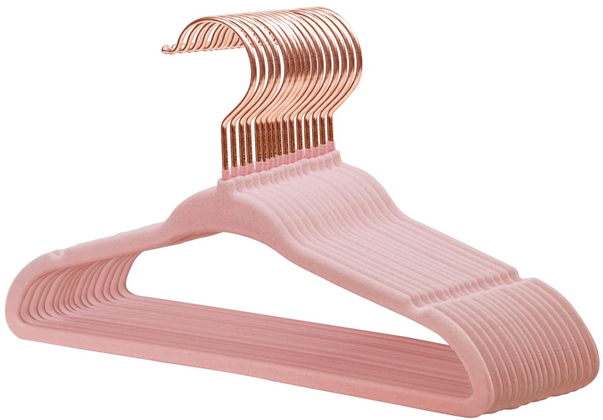 Ibenzoa® Geavanceerde Kleerhanger met Antislip Technologie en Draaibare Hanger, Set van 15 Stuks