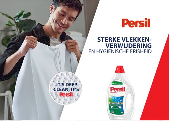 Persil Deep Clean Universal - Détergent liquide - Pack économique - 6 x 19 lavages