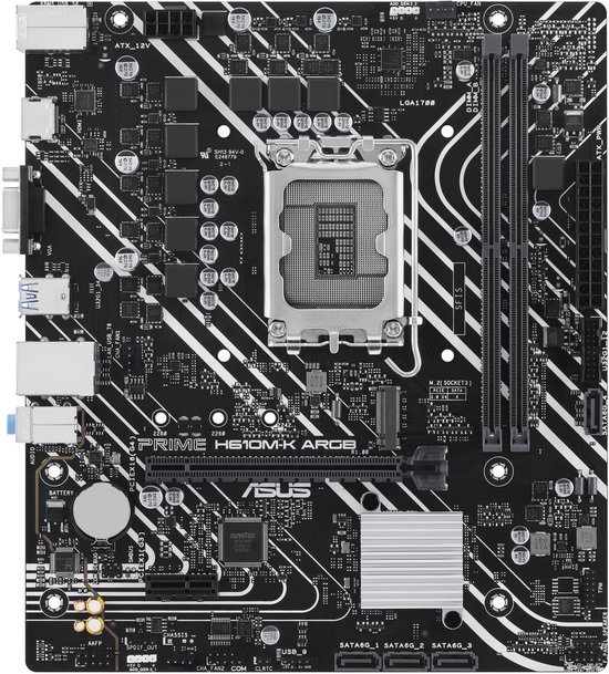 ASUS PRIME H610M-K ARGB H610 LGA 1700 micro ATX (8/8)